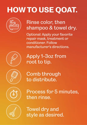 QOAT Professional Hair Color Topcoat