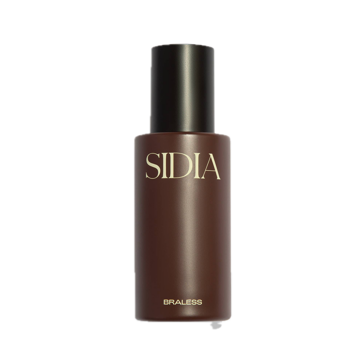 Brown bottle with black cap labeled 'SIDIA' on a white background