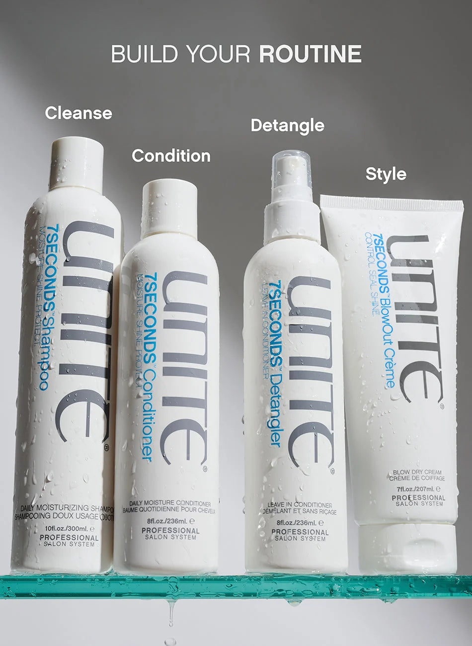 UNITE 7SECONDS The Icons – Shampoo, Conditioner & Detangler Trio