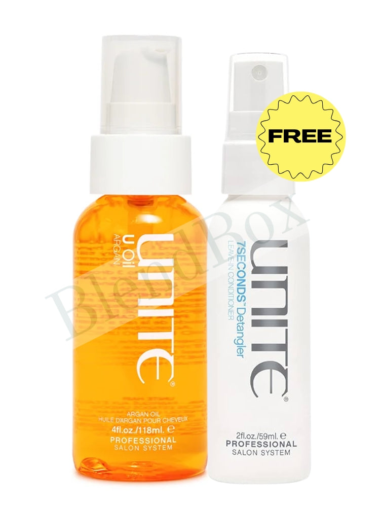 UNITE 7SECONDS To Shine – U Oil & Detangler Hair Shine Duo