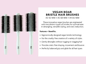 R+Co Vegan Boar Bristle Brush #3