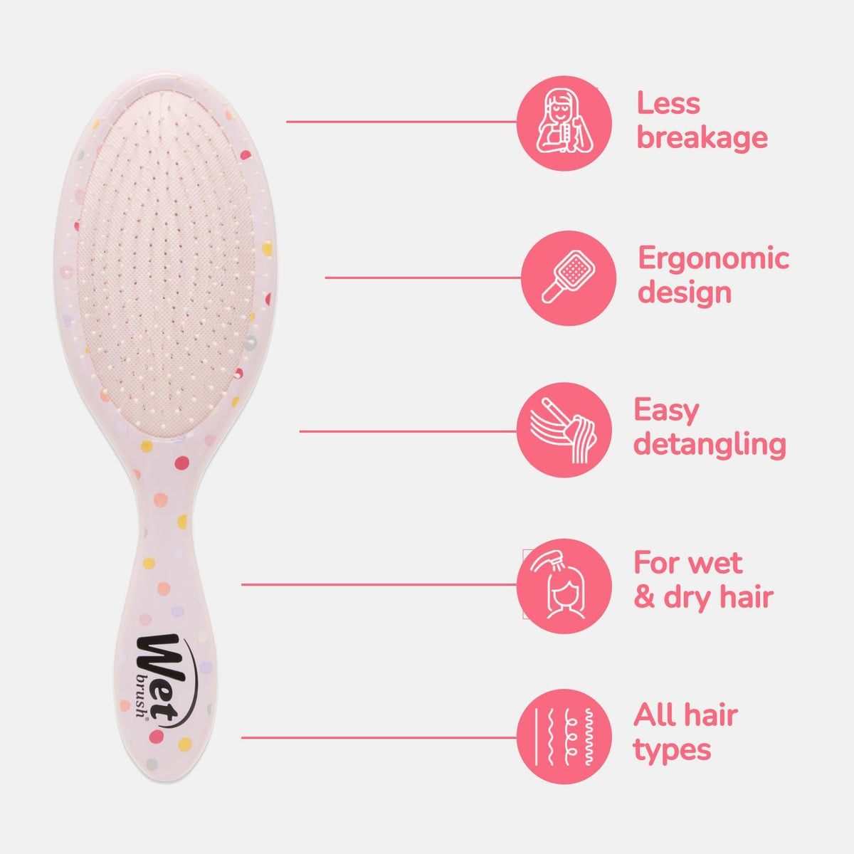 Wetbrush Detangling Brush - Minnie