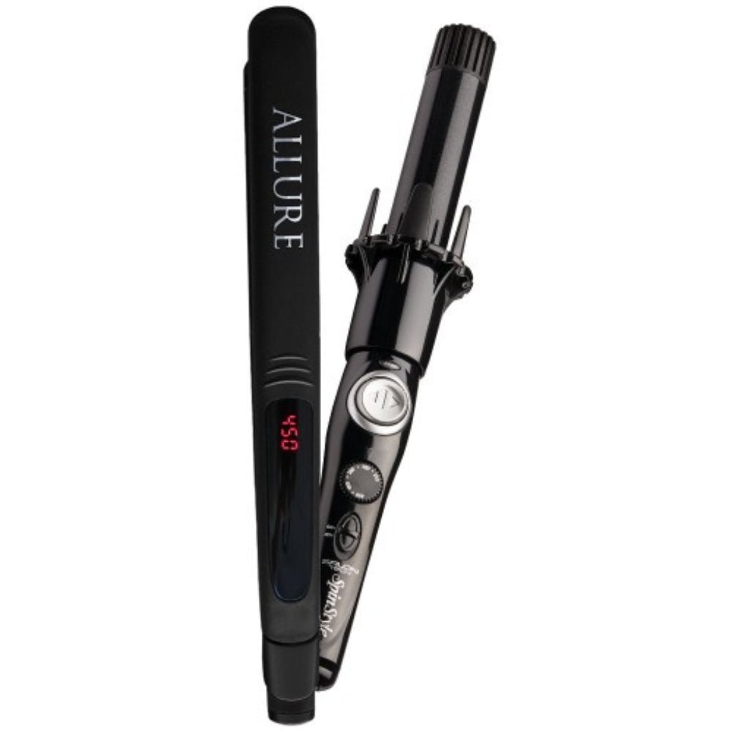 Allure 450 Flat Iron + SpinStyle 1/4" Curler - Blend Box