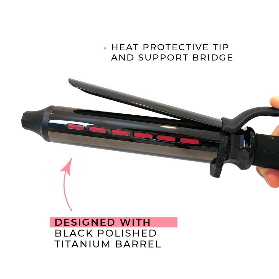 Aria Beauty 1.25" Infrared Curling Iron - Blend Box