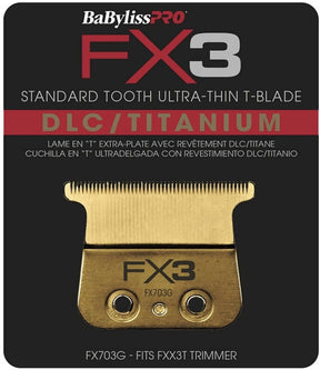 BabylissPro FX3 Standard Tooth Ultra-Thin T-Blade - Blend Box