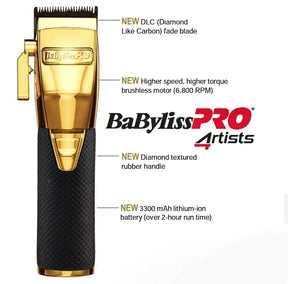 BaBylissPRO GOLDFX Boost+ Clipper - Blend Box