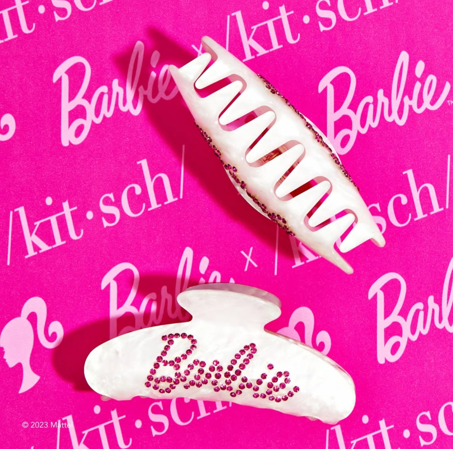 Barbie x Kitsch Rhinestone Claw Clip