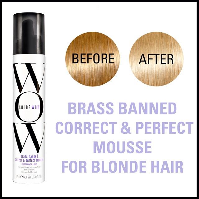Color WOW Toning & Styling Foam For Blonde Hair