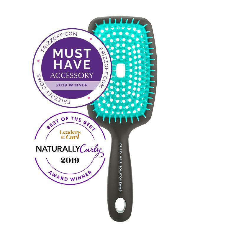 Curl Keeper® Flexy Brush - For Detangling and "Curl Clumping" - Blend Box