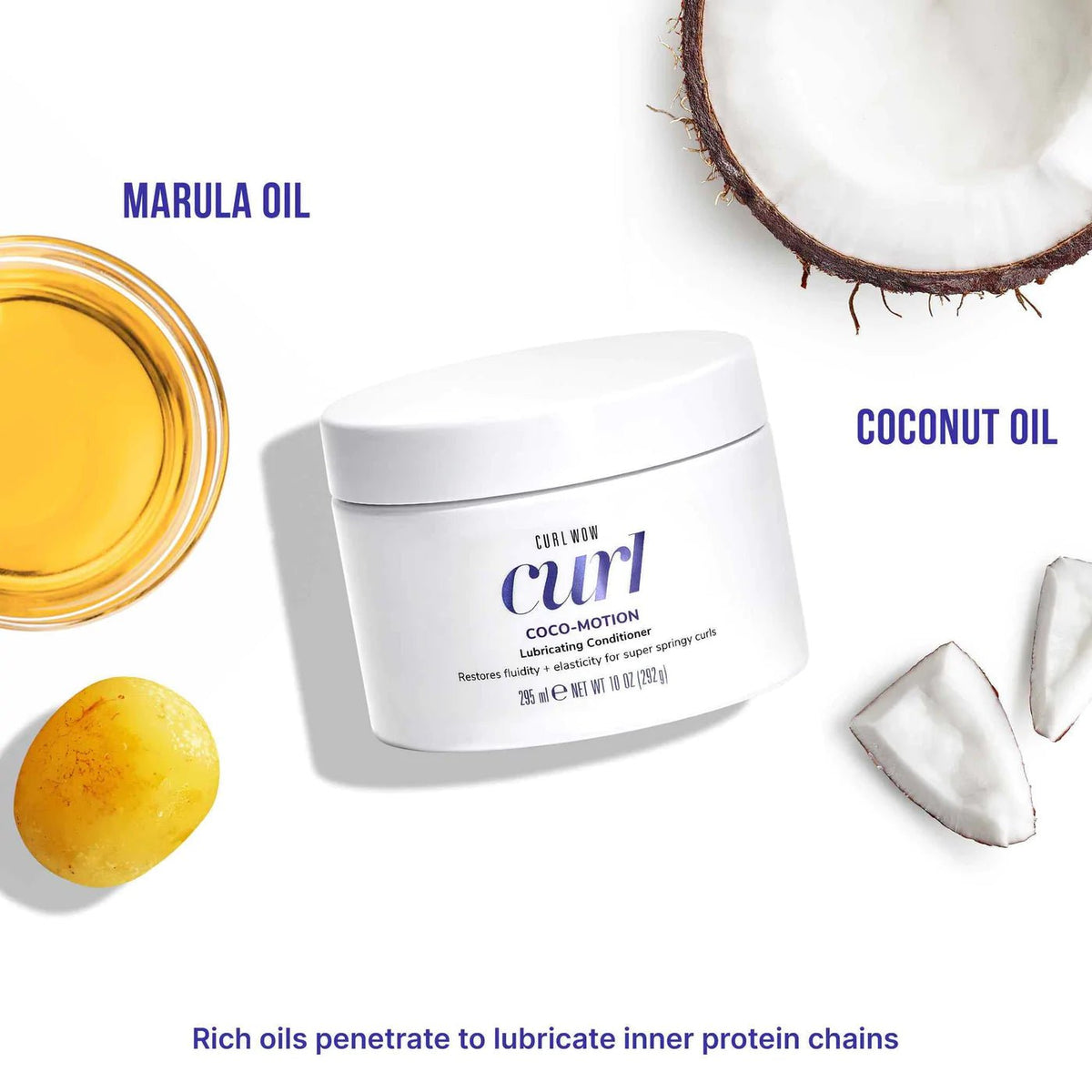 Curl WOW Coco-Motion Lubricating Conditioner - Blend Box