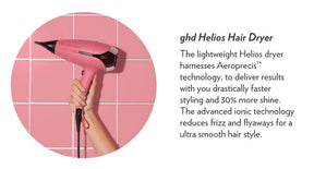 ghd Helios 1875W Advanced Professional Dryer in Rose Pink - Blend Box