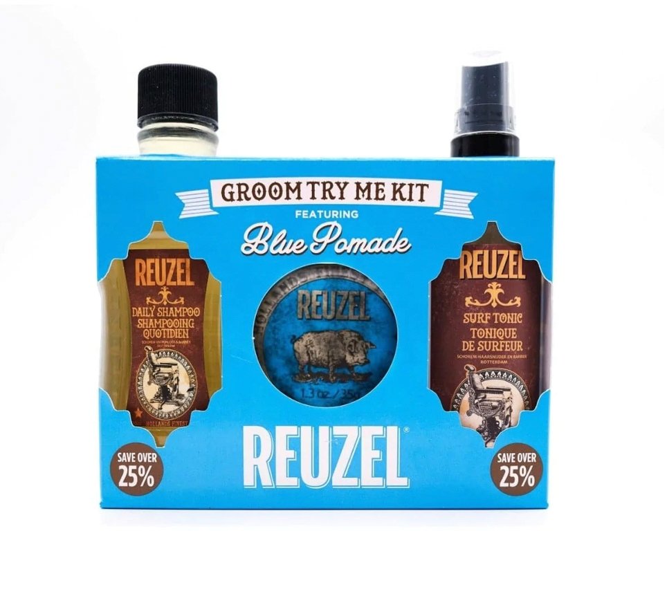 Reuzel Blue Travel & Try Me Kit - Blend Box