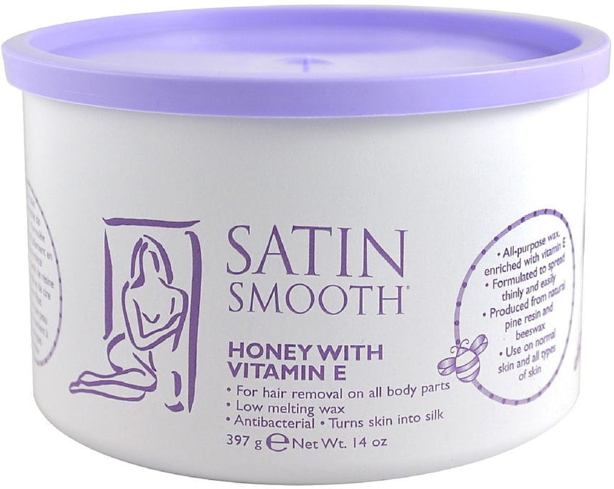 Satin Smooth Honey Wax with Vitamin E - Blend Box