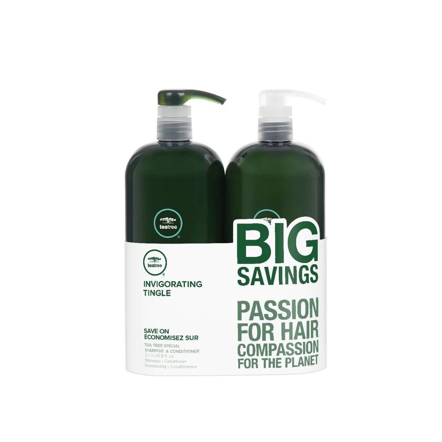 Tea Tree Shampoo and Conditioner Litre Duo - Blend Box