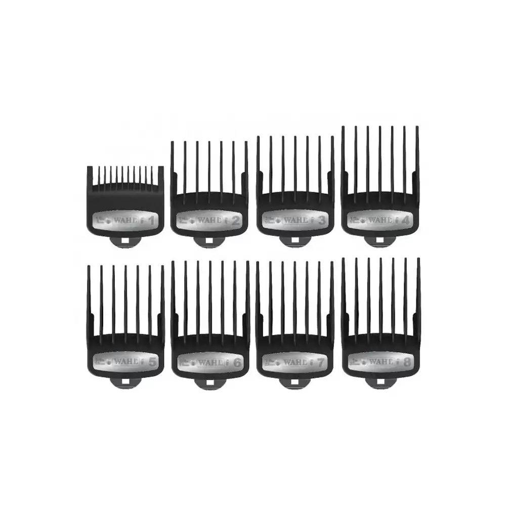 WAHL Professional 8-Pack Premium Cutting Guides with Organizer - Blend Box