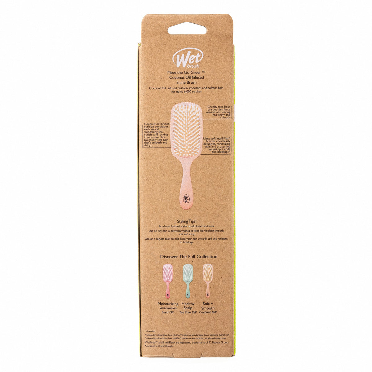 Wetbrush Go Green Coconut Treatment Infused Brush - Blend Box