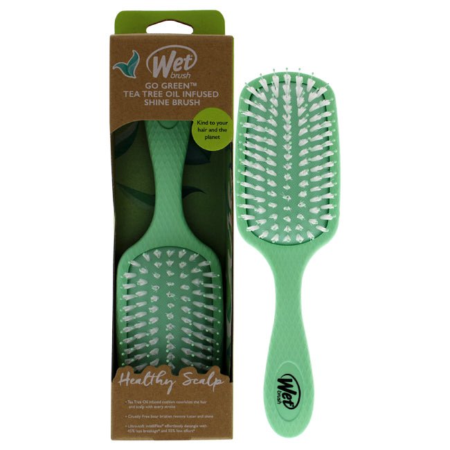 Wetbrush Go Green Treatment Tea Tree Infused Brush - Blend Box