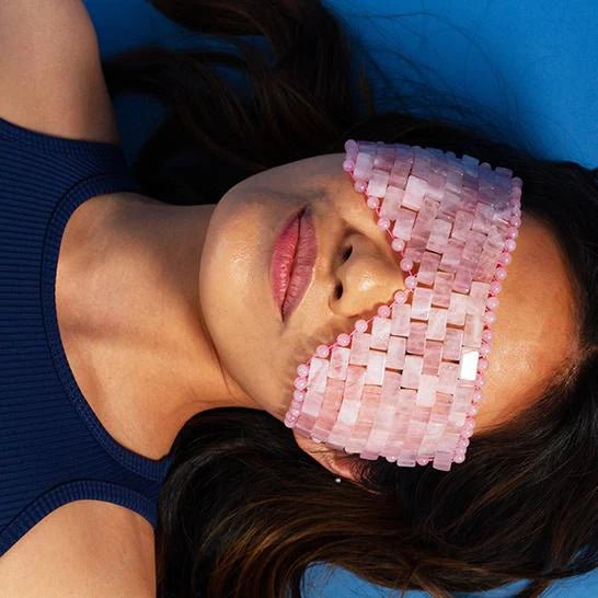 WTHN Rose Quartz Eye Mask - Blend Box